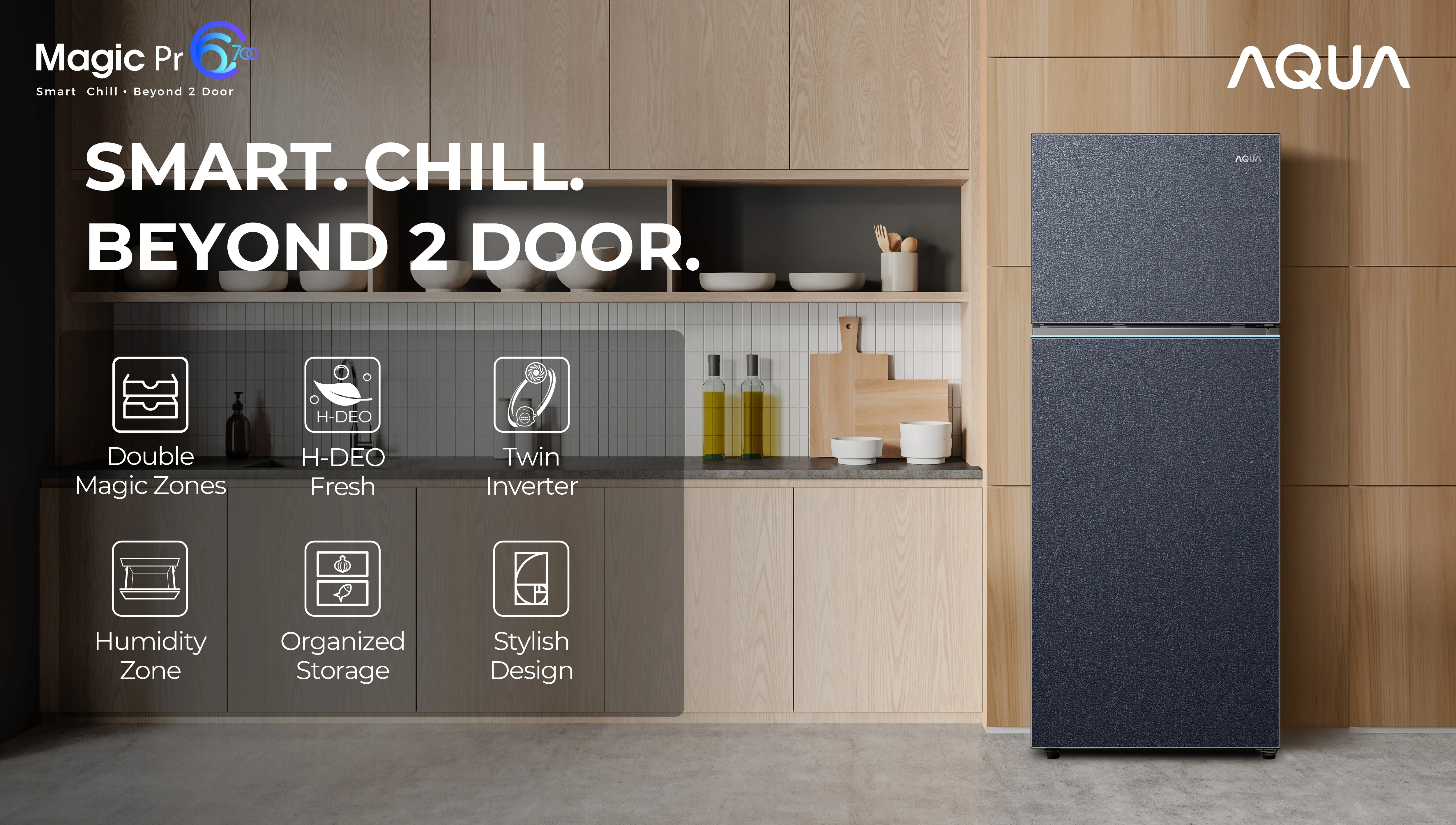 Kulkas AQR-VTM515RBC(CB) 